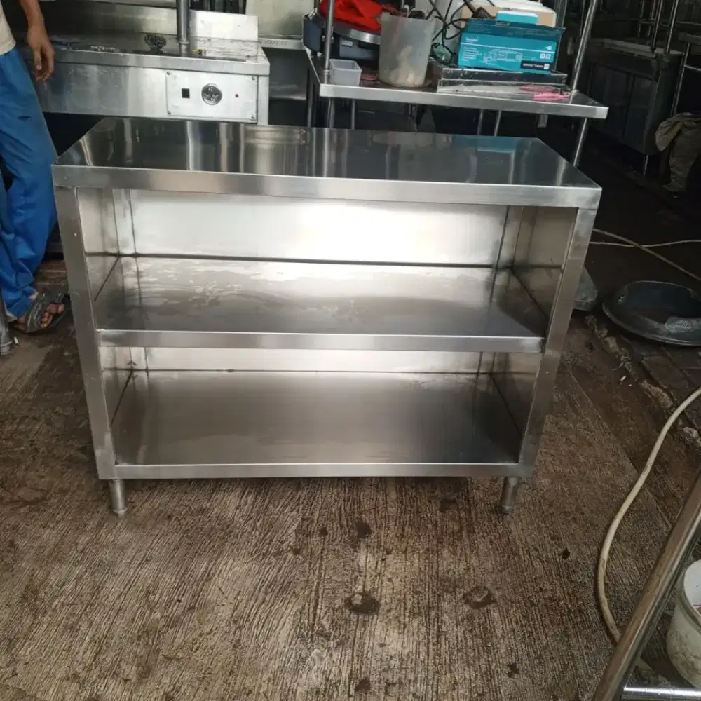 Open kabinet stainless 100 x 40 x 85