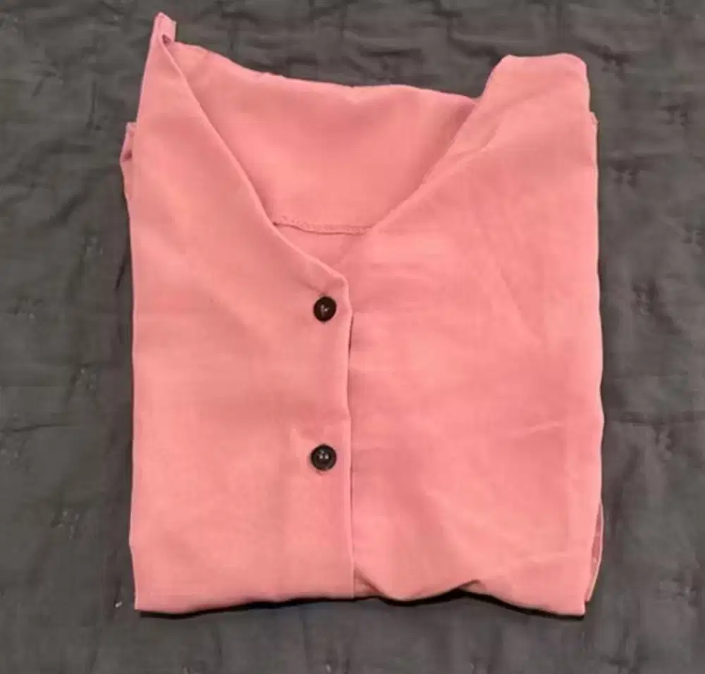 New / Baru Blouse Pink Tali