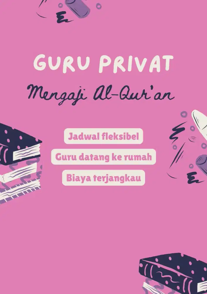 Private mengaji Al-Qur'an/ Iqra