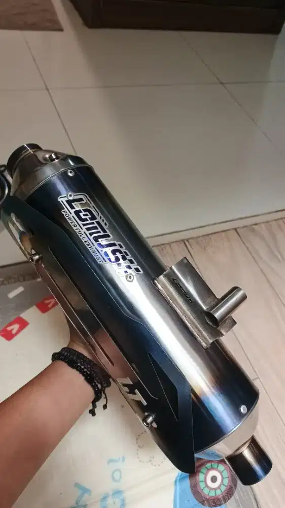 KNALPOT ORIGINAL LOTUS TYPE CEFIRO BEAT 2 BRAKET STAINLES INLET 38