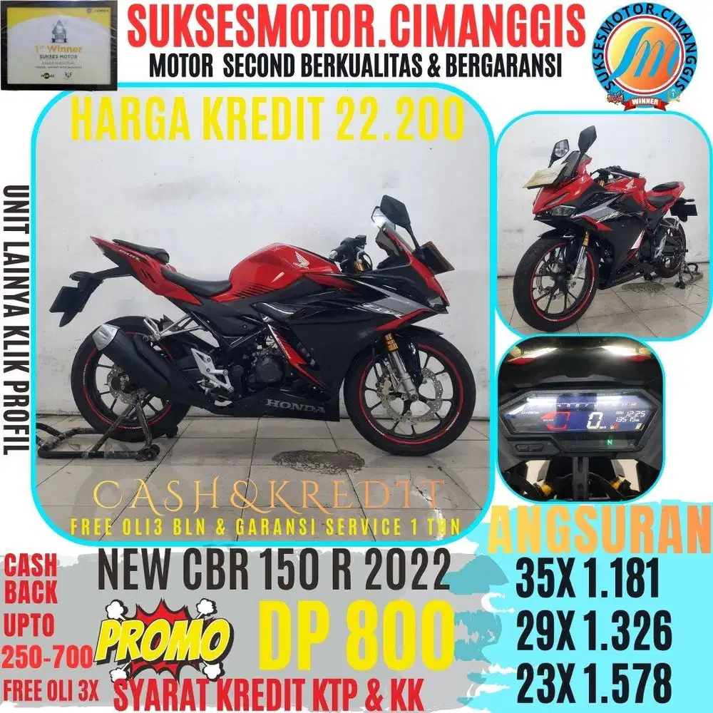 CBR 150 R PROMOTERMURAH CASHBACK UPTO700RIBU FREEOLI3X BERGARANSI