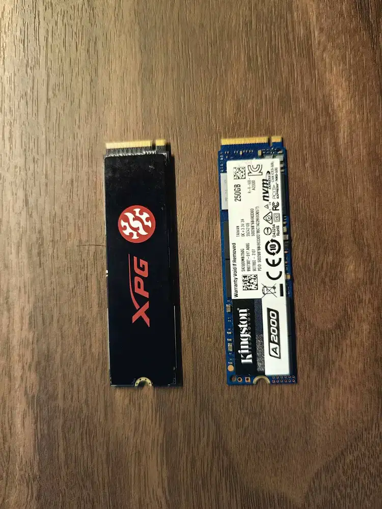 Ssd NVME Adata Xpg SX8200PNP 512gb & Kingstone 250gb