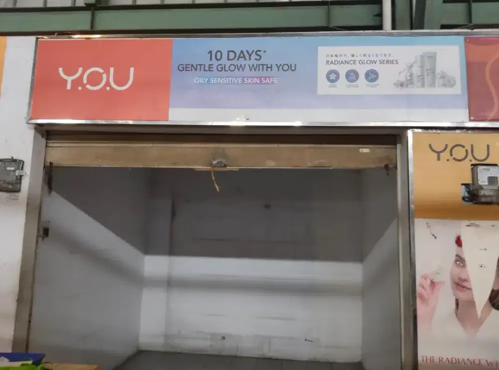 Disewakan kios pasar modernland