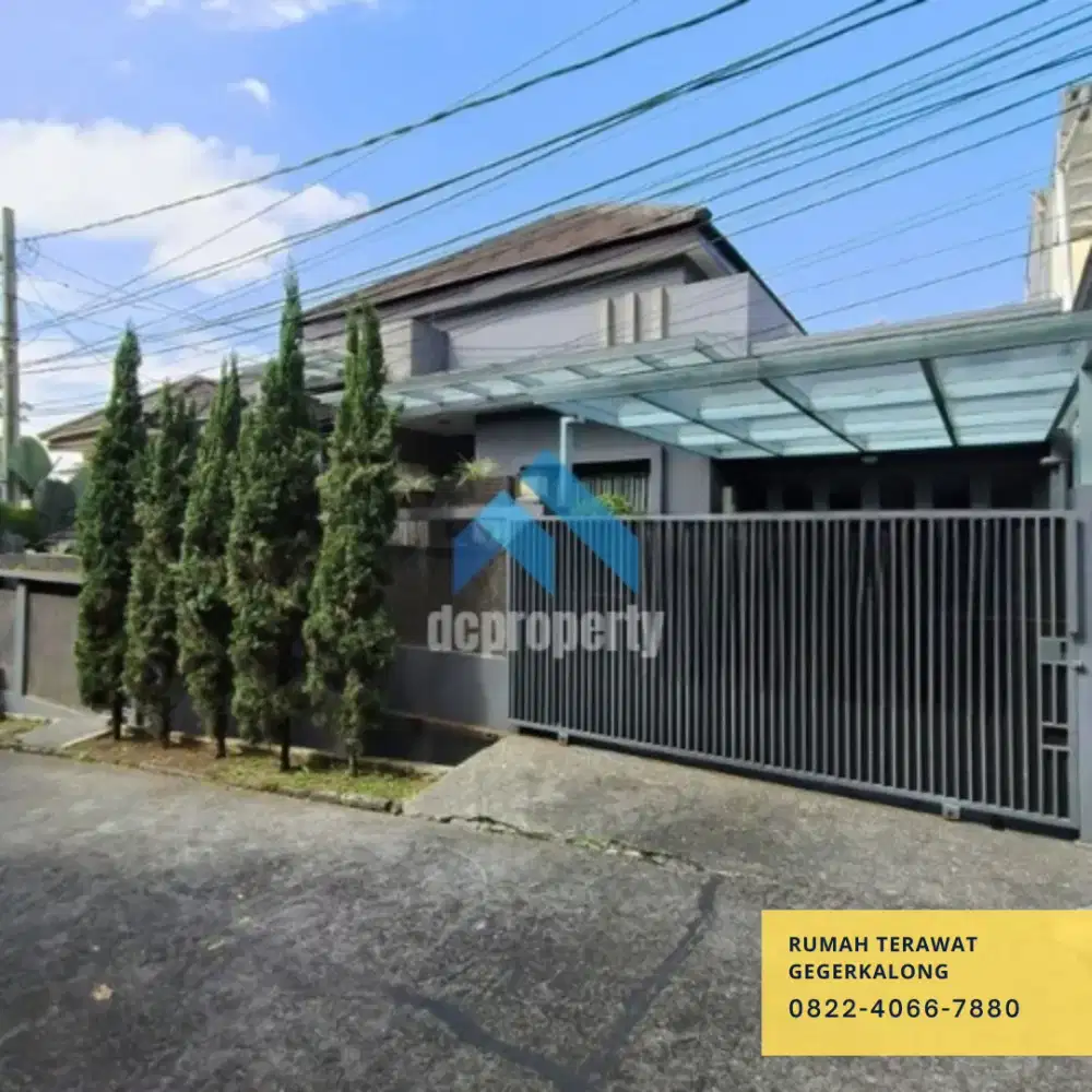 Rumah terawat udara sejuk komplek Gegerkalong Bandung Utara