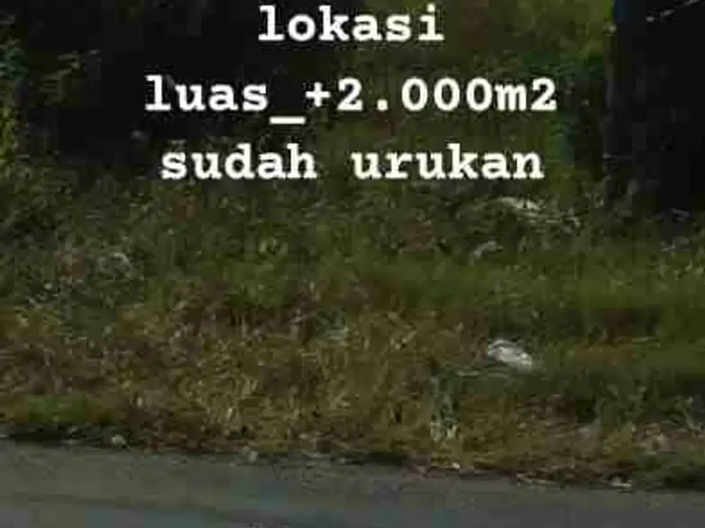 Tanah  Uruq Siap Bangun Menganti Gresik