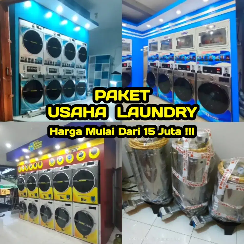 [Mesin Laundry] [Paket Lengkap Usaha Laundry]