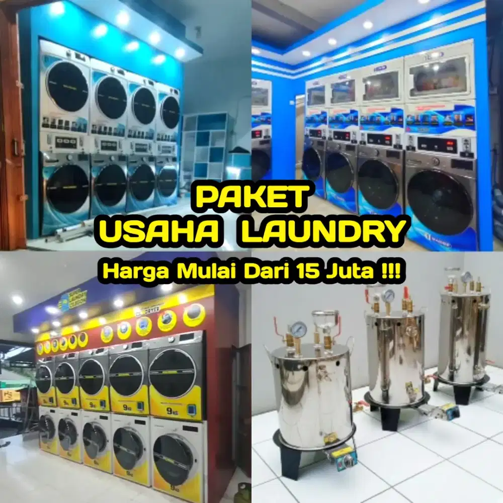 [Mesin Laundry] [Paket Lengkap Usaha Laundry]