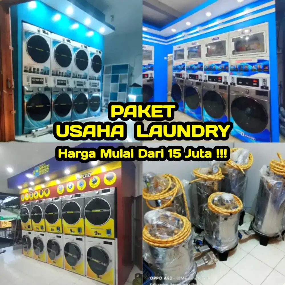 [Mesin Laundry] [Paket Lengkap Usaha Laundry]