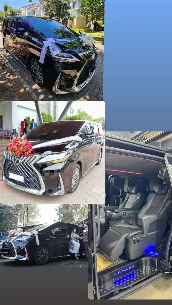 TOUR SEWA RENTAL MOBIL PENGANTIN NIKAH LEXUS ALPHARD WEDDING CAR RENT