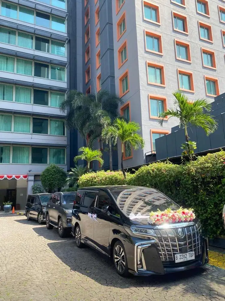 TOUR SEWA RENTAL MOBIL PENGANTIN NIKAH LEXUS ALPHARD WEDDING CAR RENT