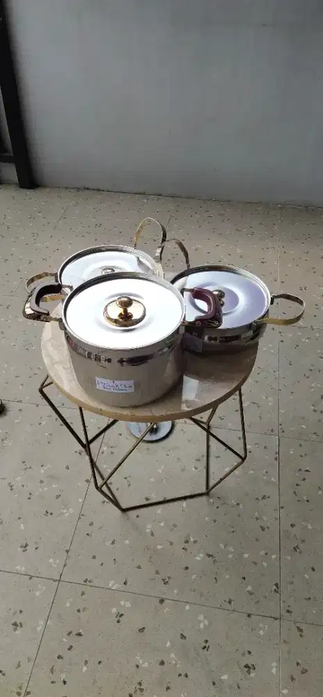 Set 3 Bh Panci Masak AllClads D3 Made In USA Ex Display Toko