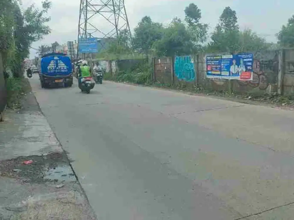 dijual tanah komersil depan perumahan bukit Dago gunung Sindur