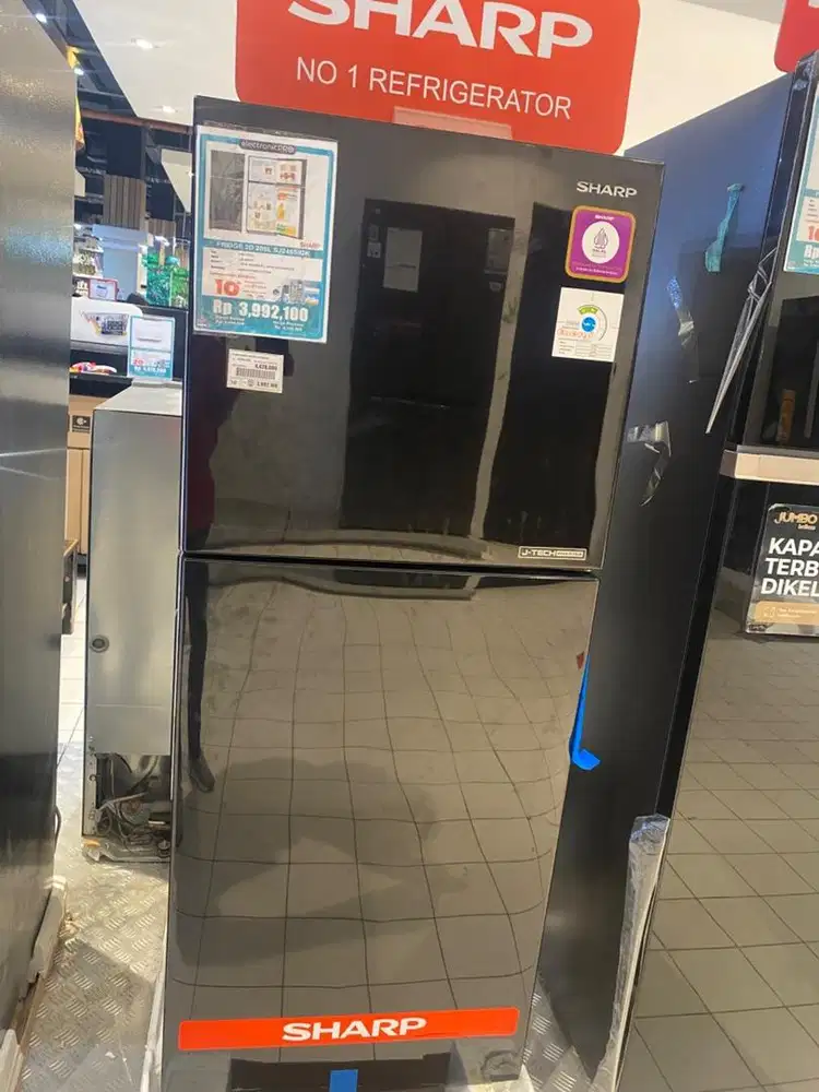 Cicilan kulkas SHARP FRIDGE 2D 205L-cuma pakai KTP aja!!