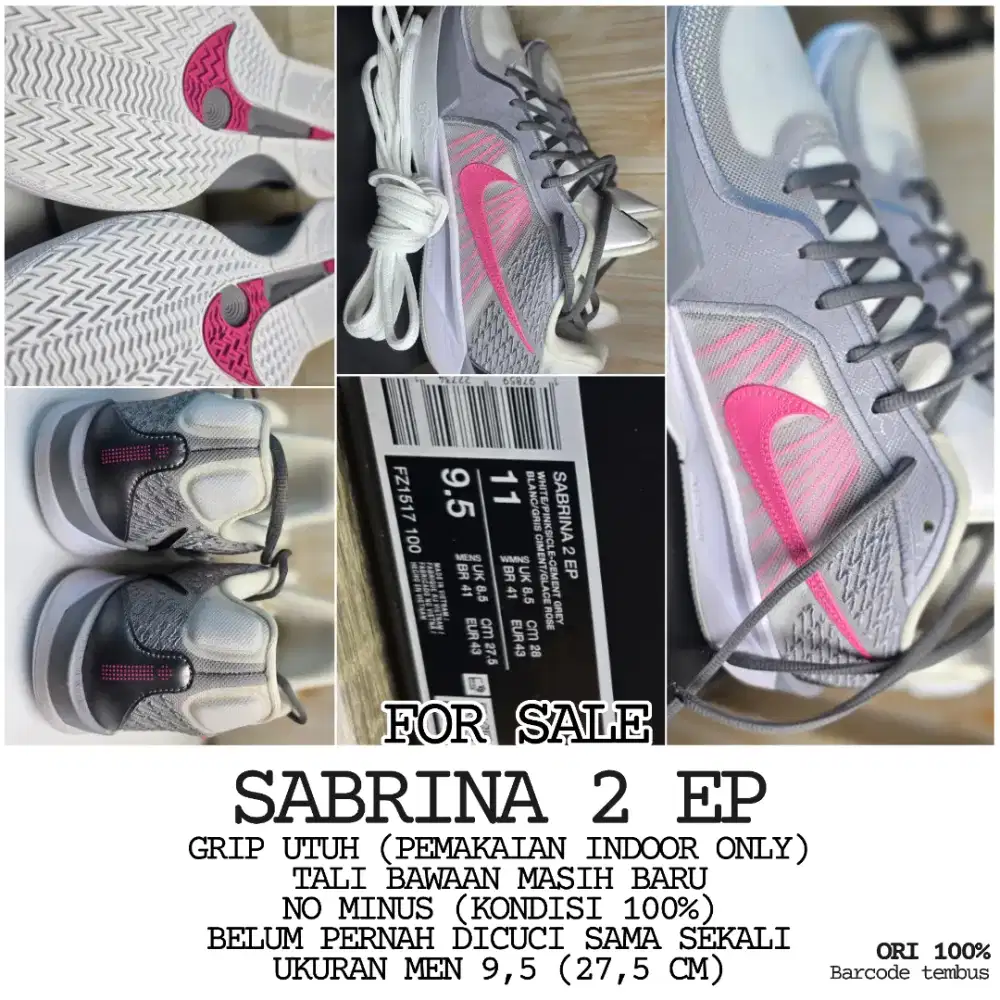 NIKE SABRINA 2 AUTHENTIC 100%