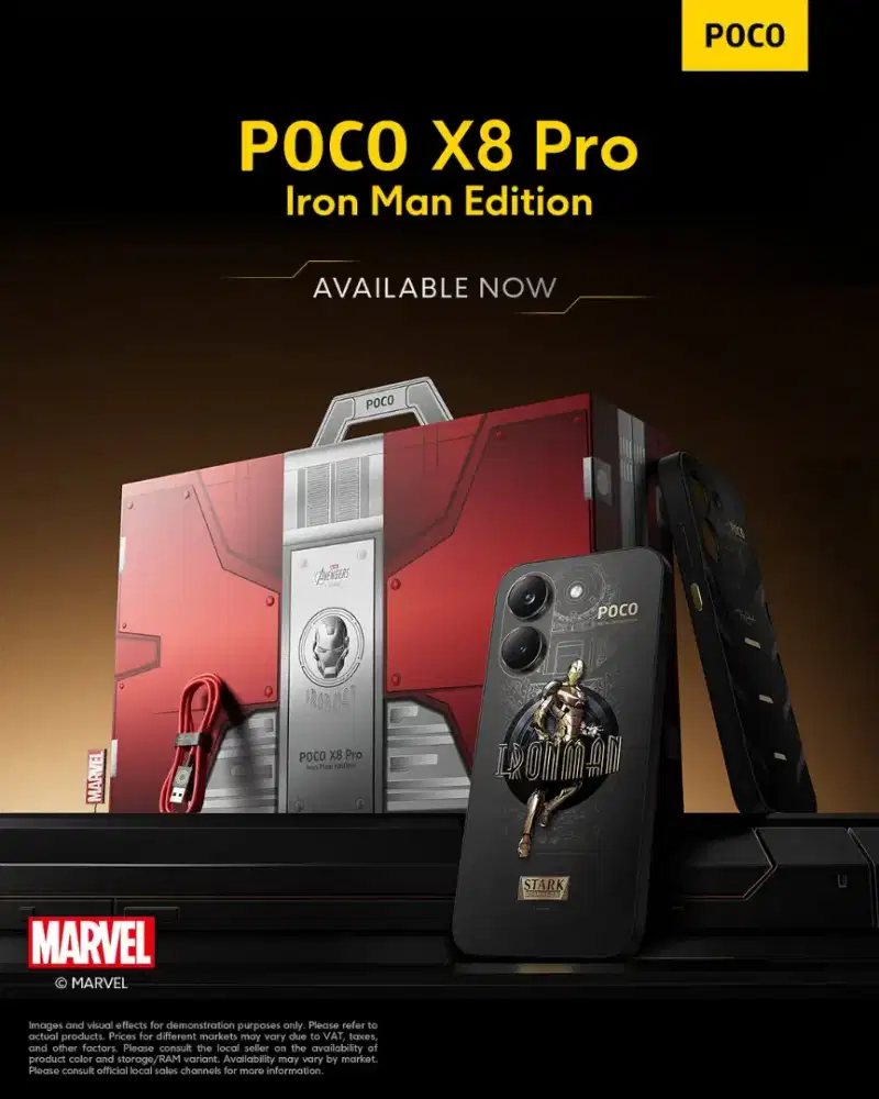 POCO X8 PRO IRON MAN EDITION RAM 12/512GB