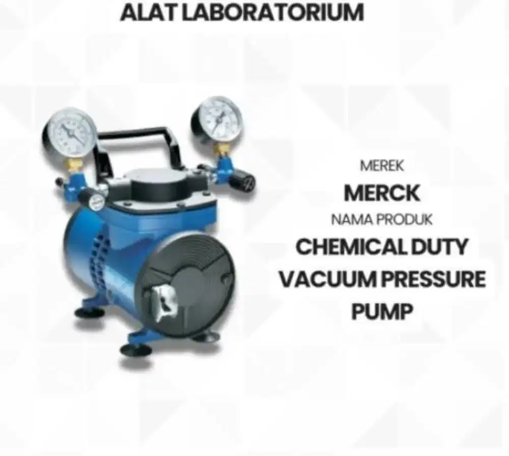 Pompa Kimia Vakum Chemical Vacuum Pump MERCK MILLIPORE Made In USA