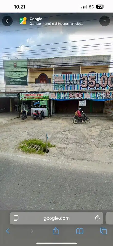 Dijual : 1 unit RUKO di jalan Suka Karya, Pekanbaru