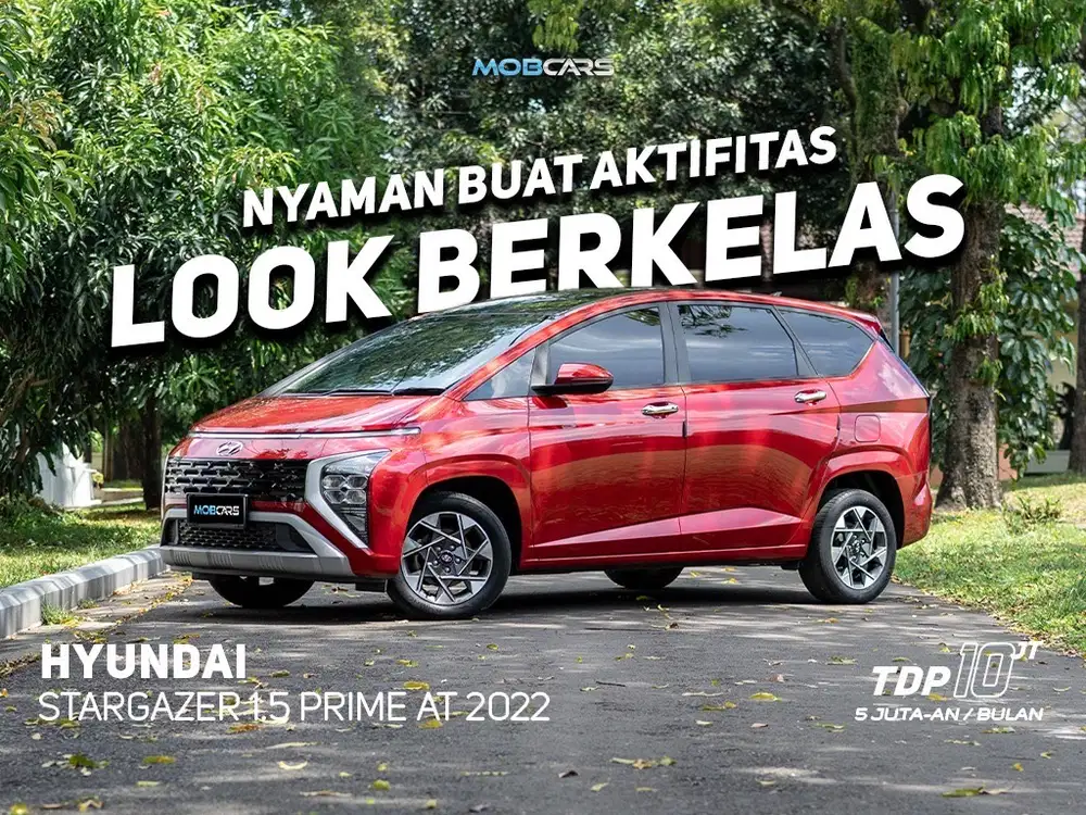 HYUNDAI STARGAZER PRIME AT 2022 MPV AUTOMATIC MERAH