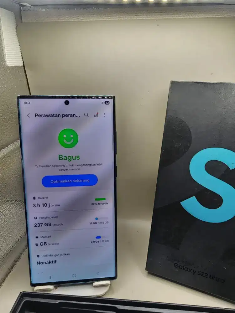 SAMSUNG S22 ULTRA 5G RAM 12/256GB ORIGINAL SEIN MULUS LIKE NEW NOMINUS