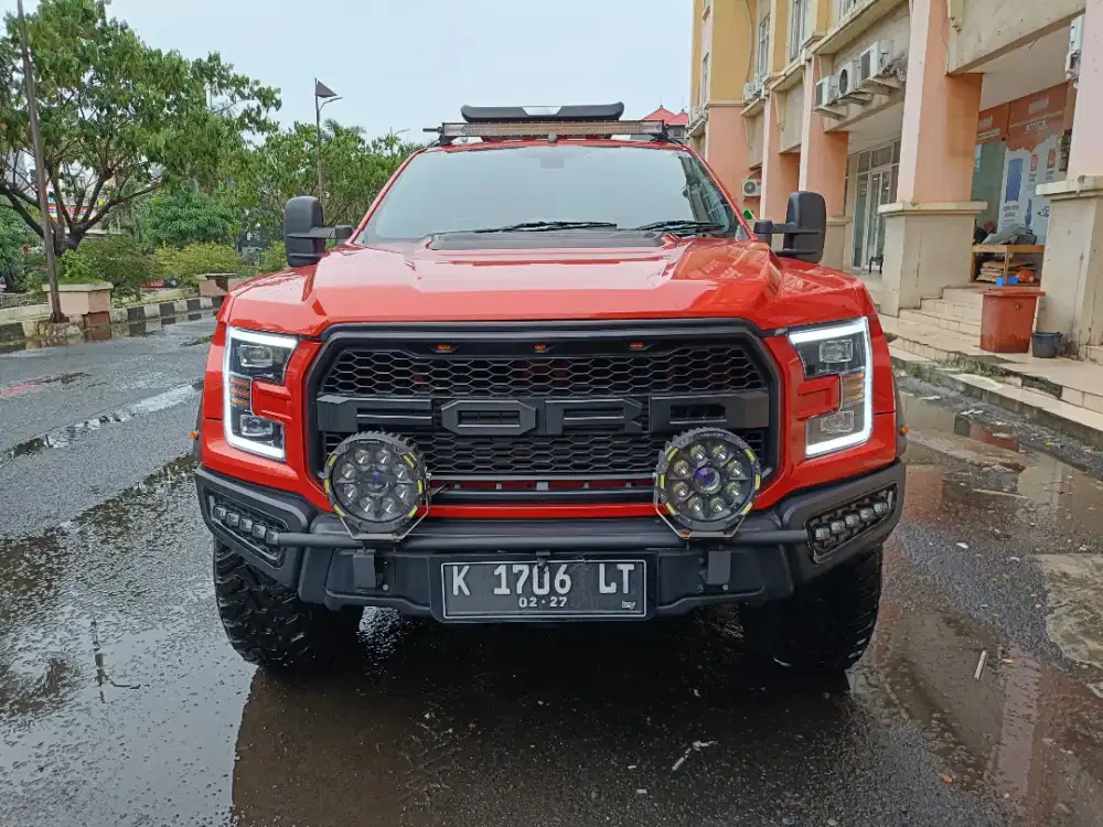 Ford Ranger DC XLT 4x4 MT 2012 Orange [Modif F150 Raptor]