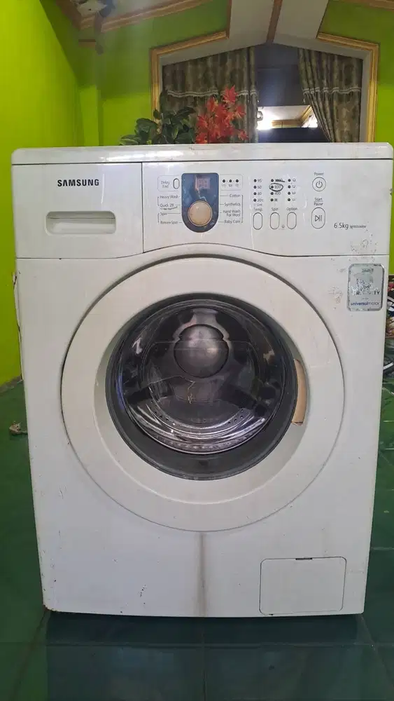 Mesin Cuci Samsung Front Load 6,5kg kondisi Baik. Part ganti Baru