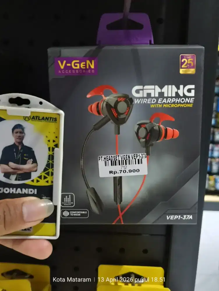 headset vgen vep1-37A