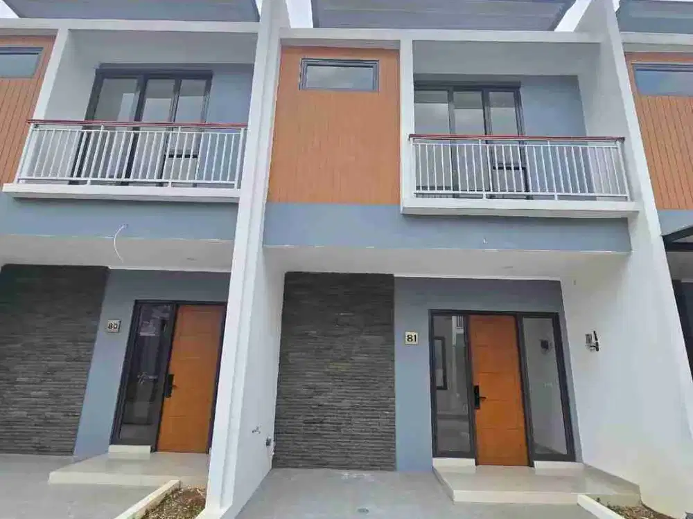 Rumah Baru di Pamulang Tangerang Selatan Dinding Full Bata Merah