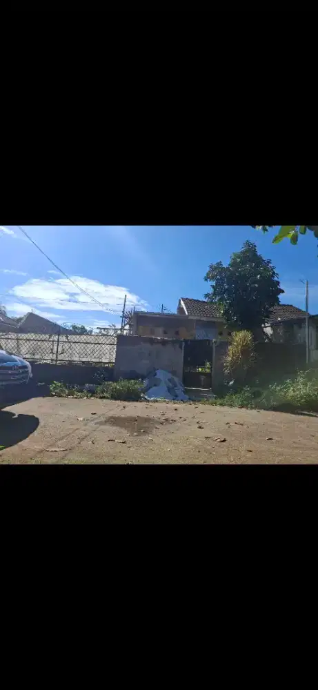 Dijual tanah 200 meter+tembok bata keliling