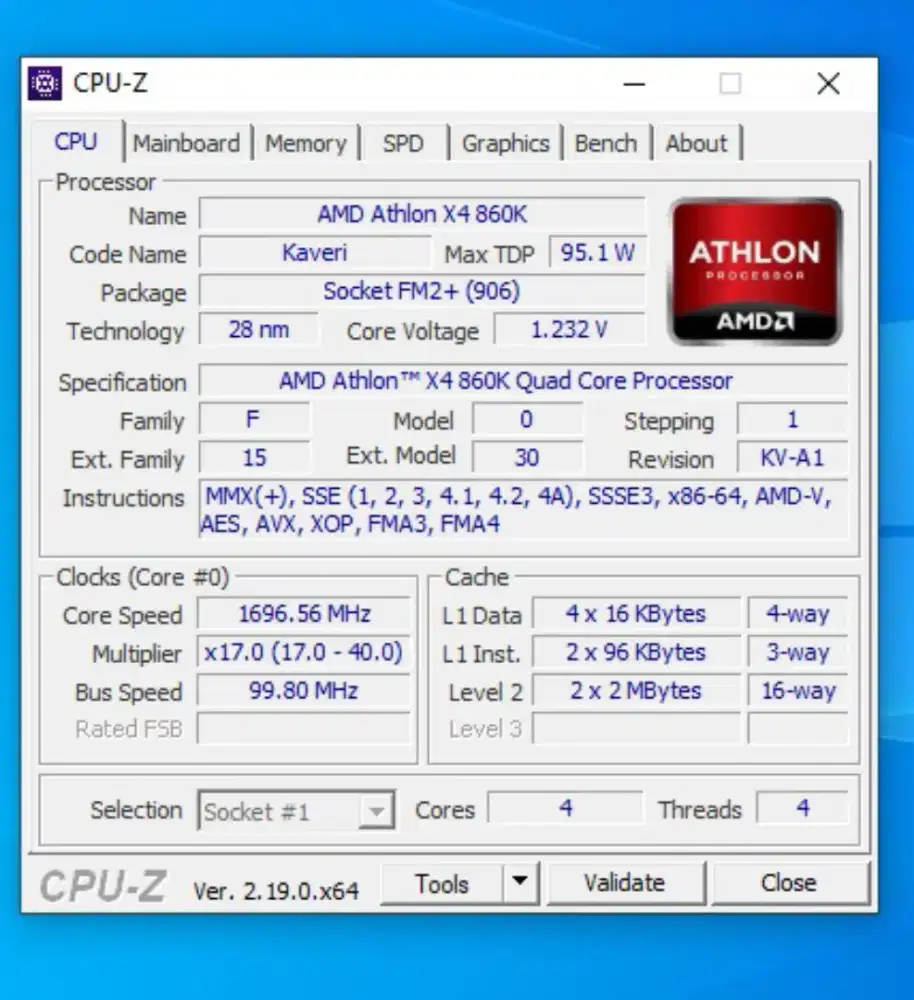 PAKET PC MOTHERBOARD ASROCK FM2A58 + ATHLON X4 860K