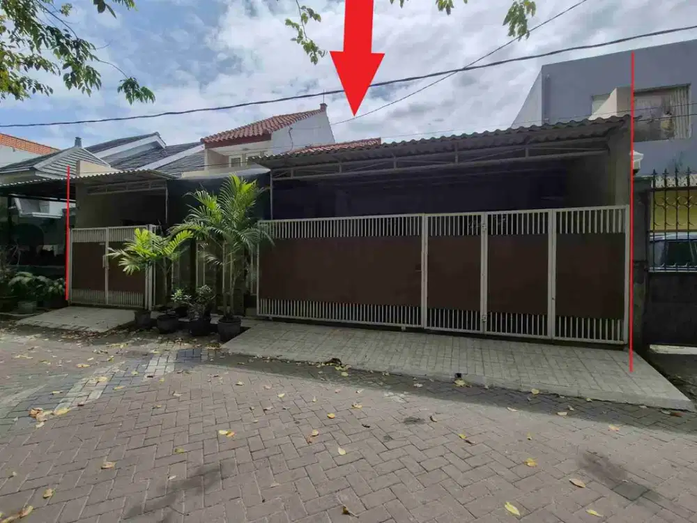 Dijual murah via lelang rumah di pondok Candra jalan mangga Sidoarjo