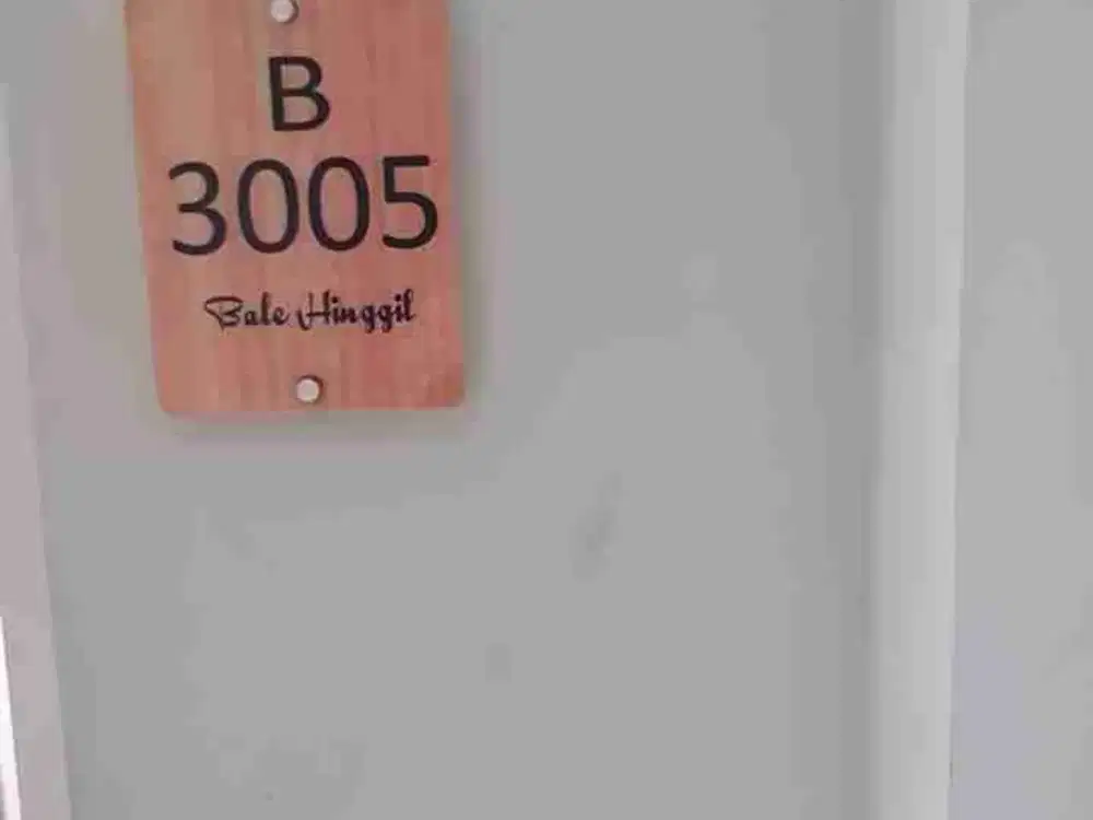 Disewakan apartemen balle hinggil