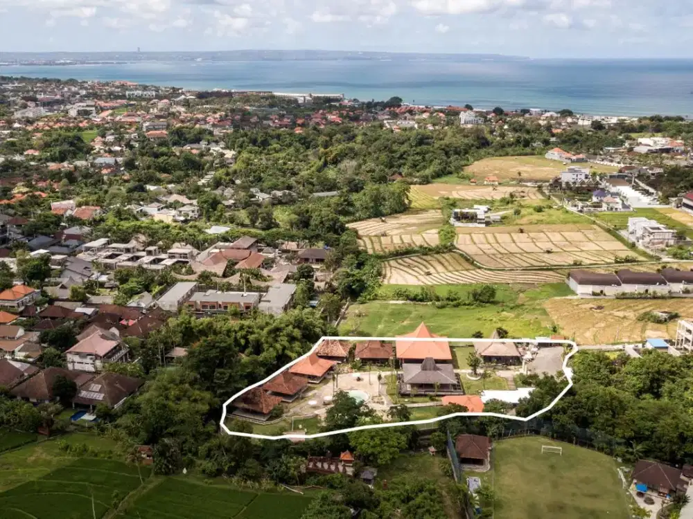 LAHAN PINK ZONE  LOKASI STRATEGIS VIEW SUNGAI DAN SUNSET DI AREA BERAWA CANGGU