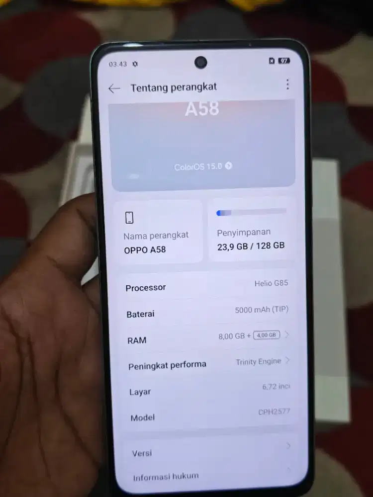 Oppo A58 8/128 fullset