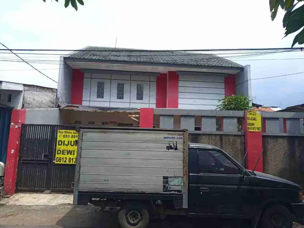 rumah bisa utk usaha Sunter jaya H. Hamzir uk 10x14, 3 m2 jalan 2 arah SHM