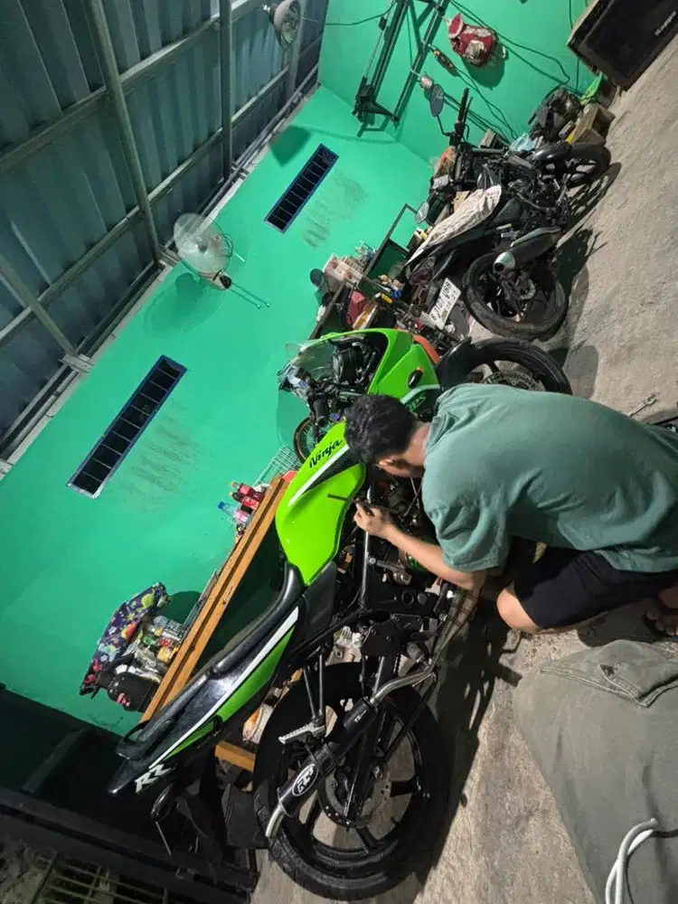 Knalpot ninja RR full set