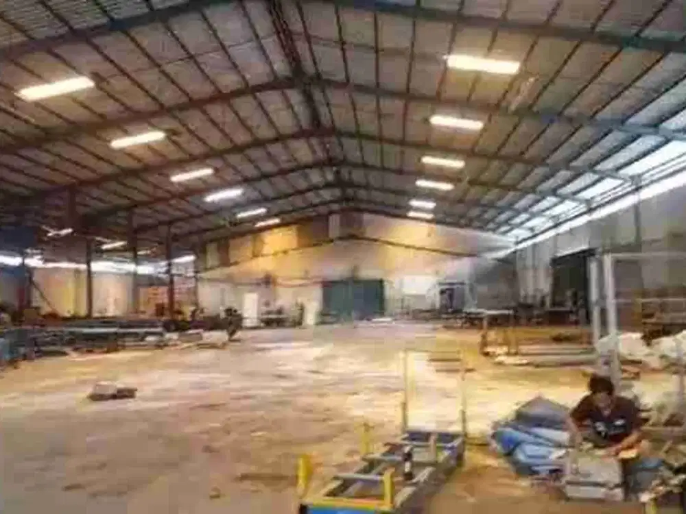 DIJUAL LAHAN+BANGUNAN PABRIK PIPA PARALON PVC FOULDING GATE