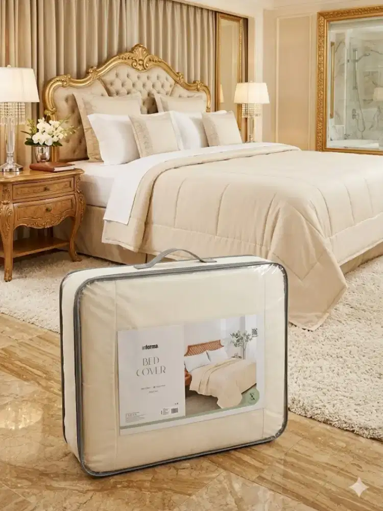 Bed cover informa ukuran 240x210 cm