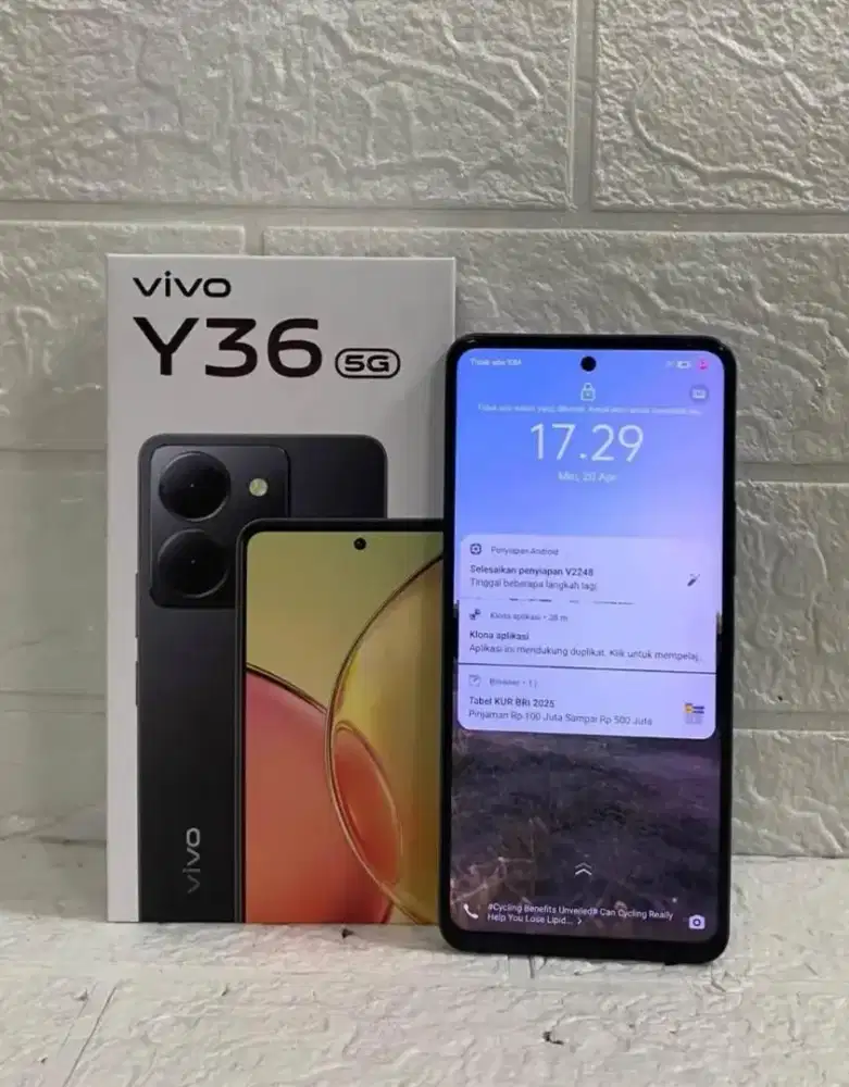 Vivo y36 5g fullset ram 8/256