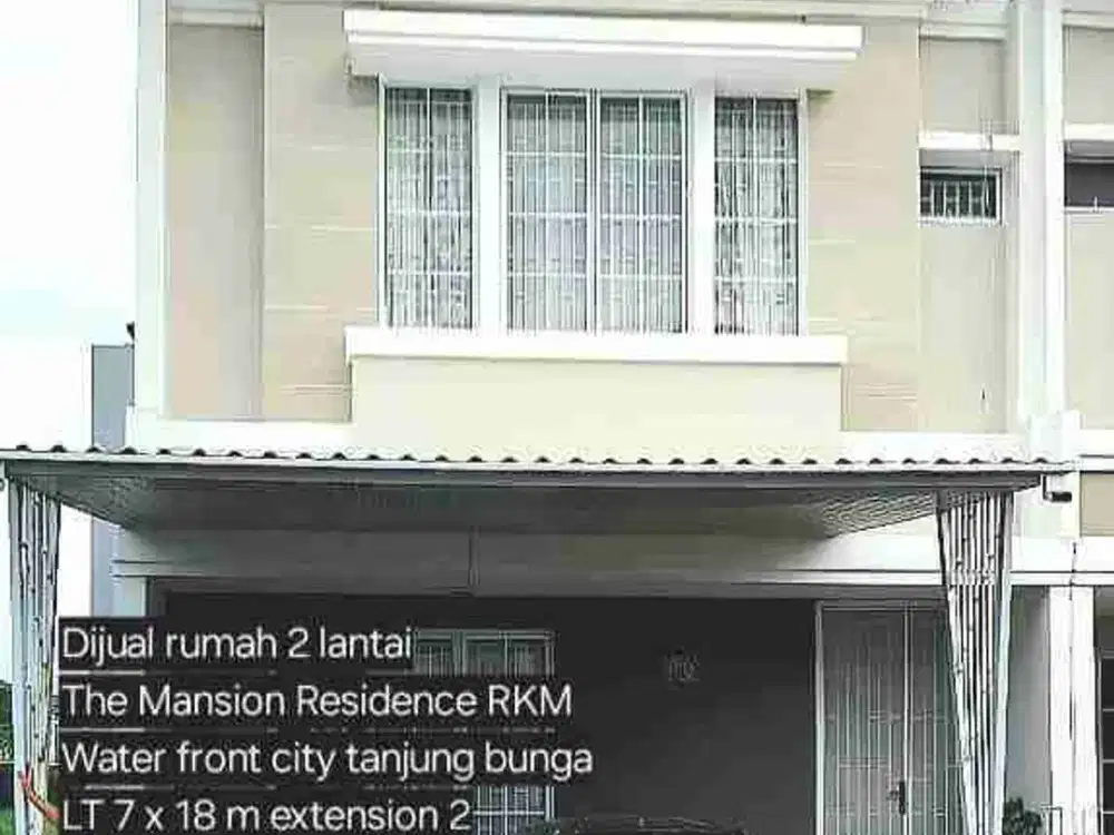 Dijual Rumah 2 Lantai di The Mansion Residence RKM Water Front City Makassar