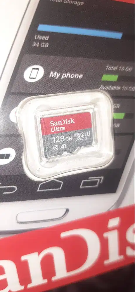 MEMORI SD SANDISK ULTRA 128 GB ORIGINAL