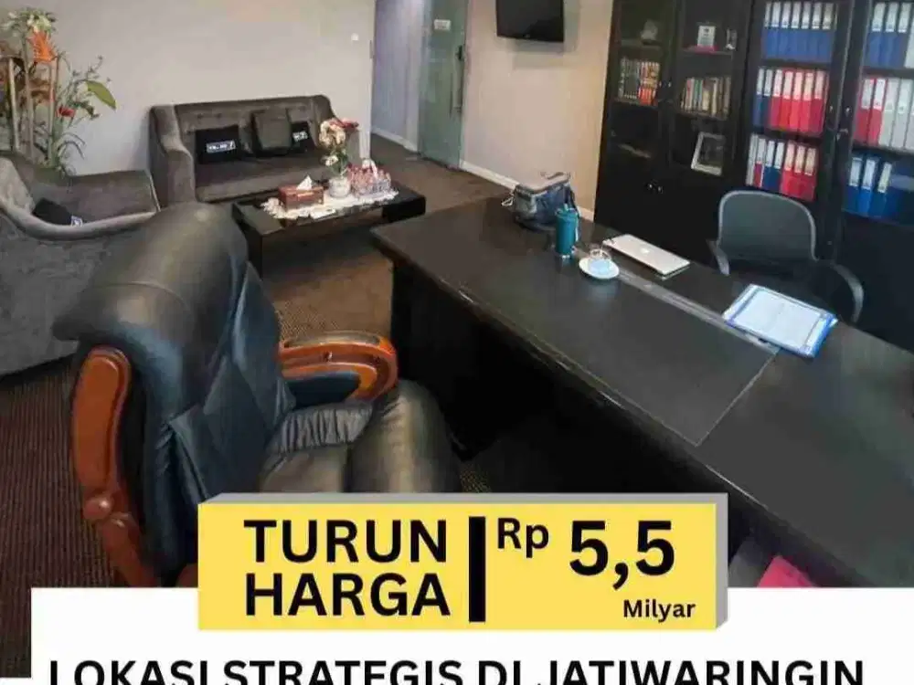 Dijual Cepat Kantor 4 Lantai di Jatiwaringin Jakarta Timur