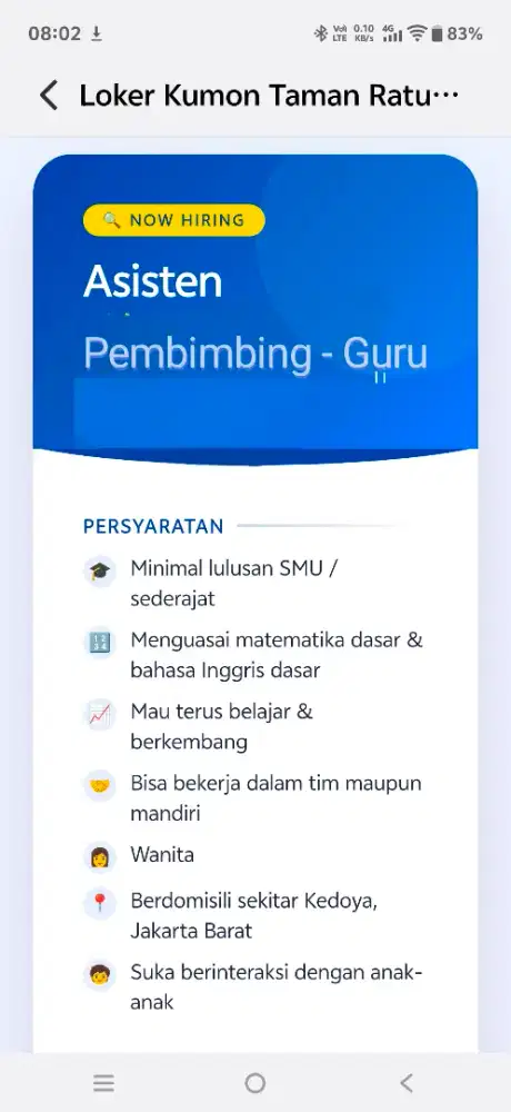 Admin - Asisten pembimbing