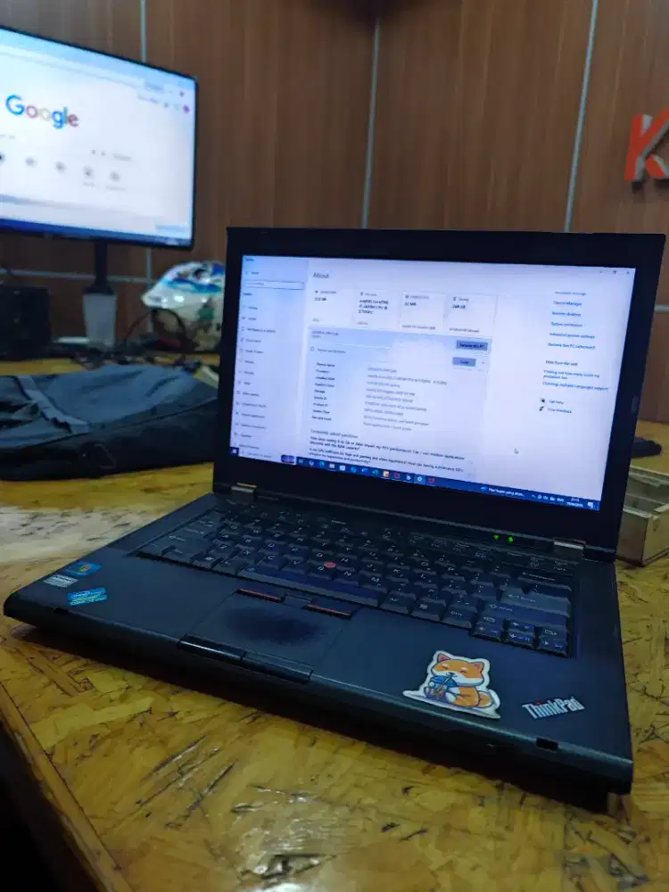 Dijual Murah Laptop Lenovo ThinkPad T420 - Core i7 + RAM 12GB