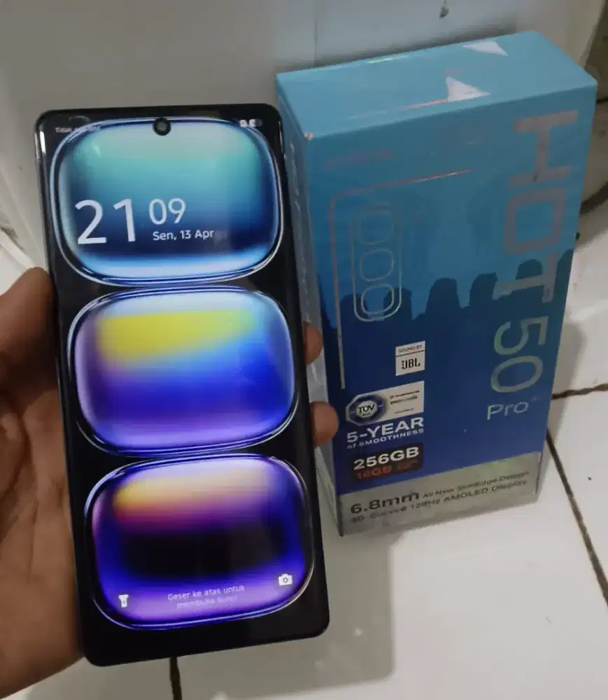 Infinix Hot 50 Pro+ Fulset Ram 8/256