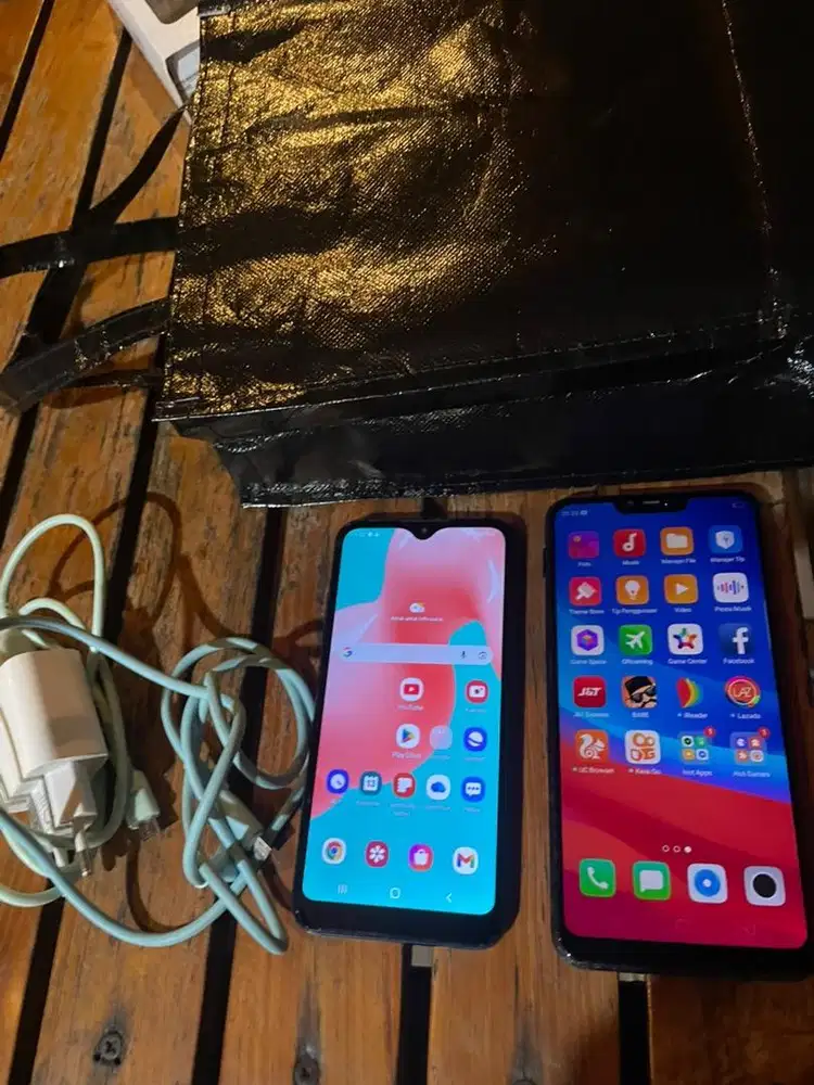 jual hp oppo a3s dan samsunh a01