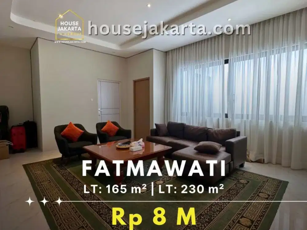 DIJUAL RUMAH BRAND NEW FATMAWATI - JAKARTA SELATAN