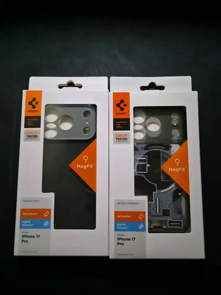 Case Iphone 17 Pro SPIGEN Nano Pop Black Sesame & Ultra Hybrid ZeroOne