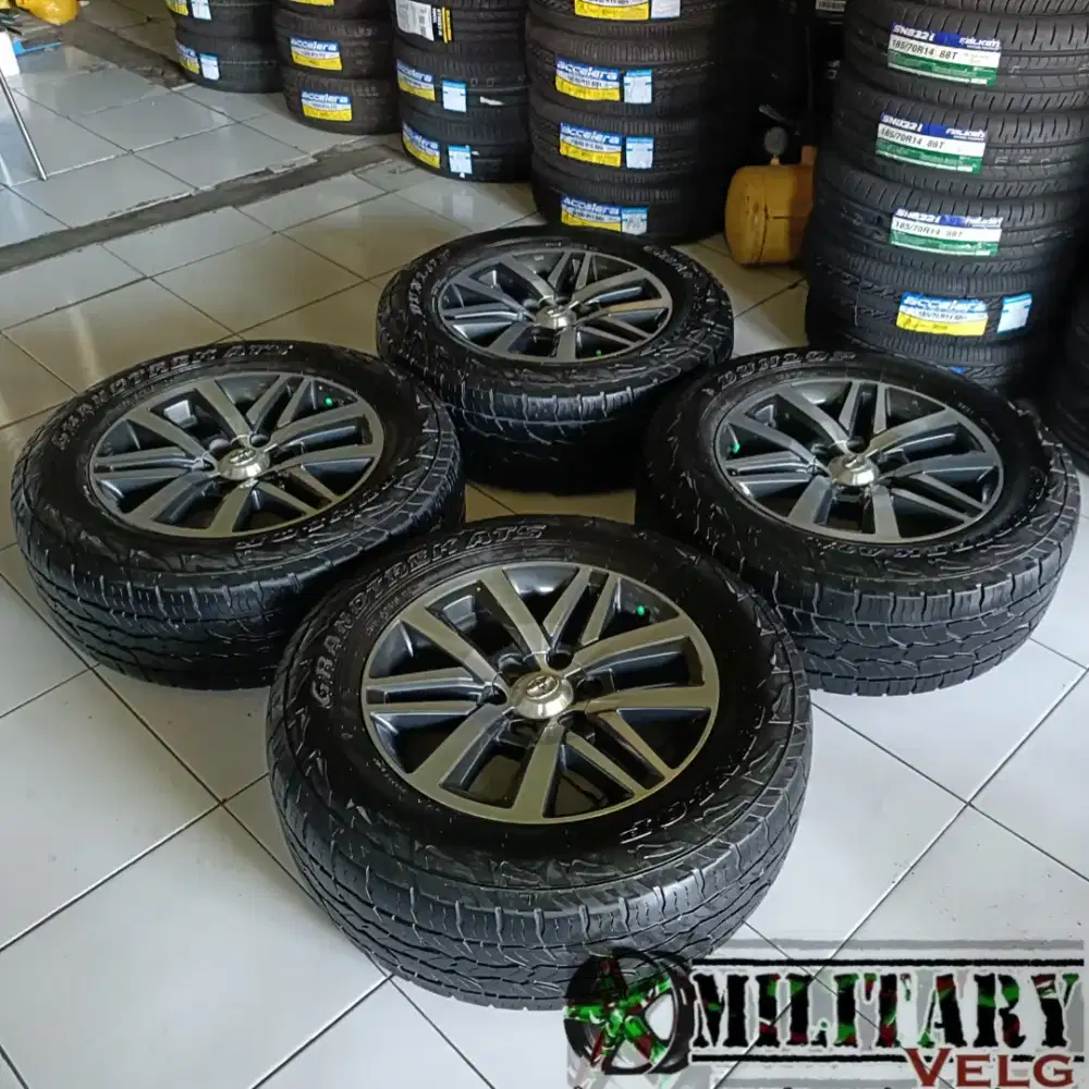 OEM Fortuner VRZ R18 Ban tebal