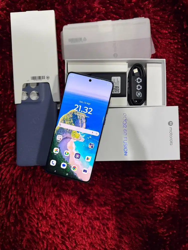 Motorola Edge 60 Fusion 12/256GB 5G Fullset Garansi Resmi Mulus