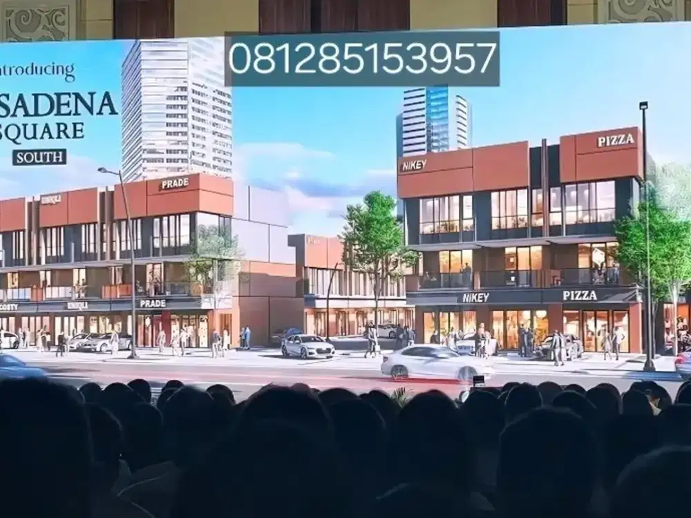 Now launching!! RUKO DEPAN TAMAN RASA GADING SERPONG RUKO PASADENA SOUTH SQUARE 2,9MAN